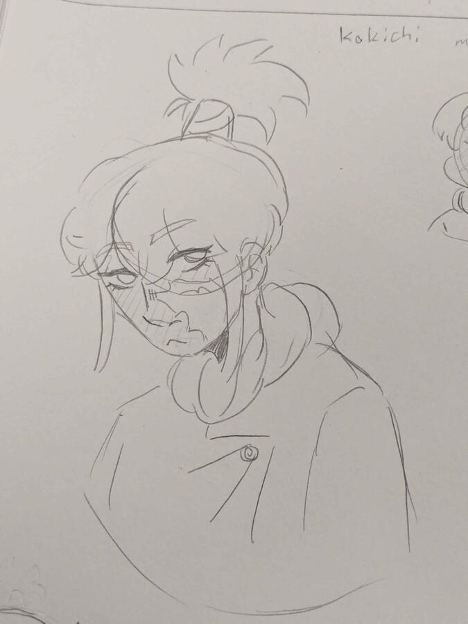 kokichi's original concept art.