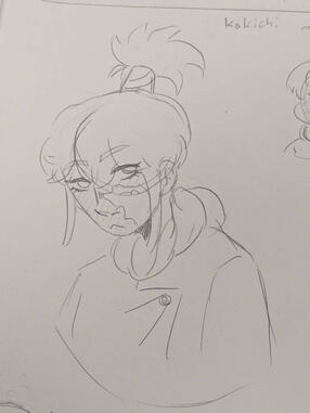 kokichi's original concept art.