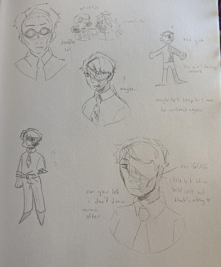 nanami's original concept art.