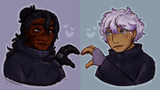 [artfight 2025] art by fauxgloves on artfight [AUGHGFHHUYHYEDRFHYW HI BASIL]