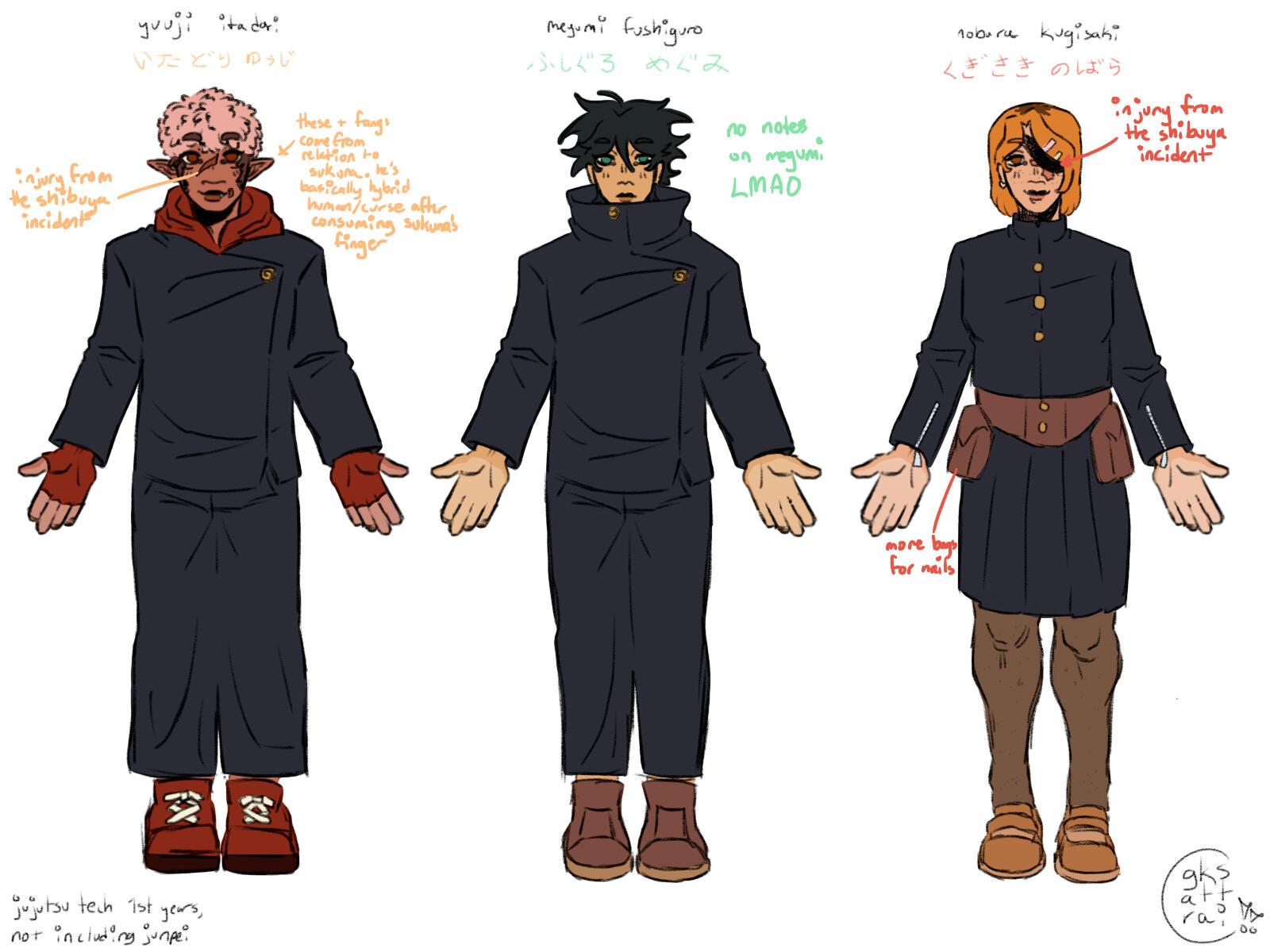 jjtech first years, not including junpei